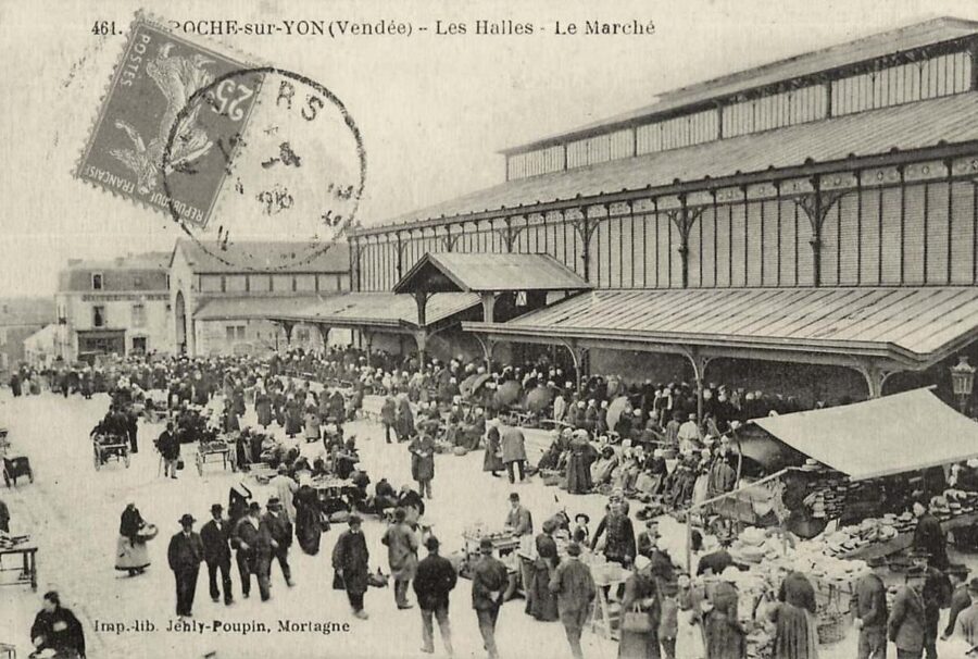 Carte postale ancienne de La Roche-sur-Yon, vers 1900