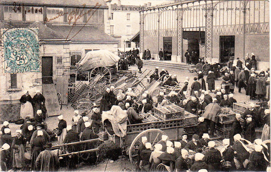 Carte postale ancienne de La Roche-sur-Yon, vers 1900