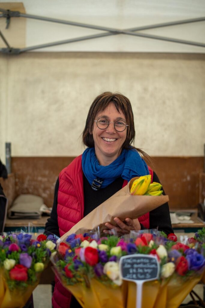 Laetdyfleurette aux Halles de La Roche-sur-Yon