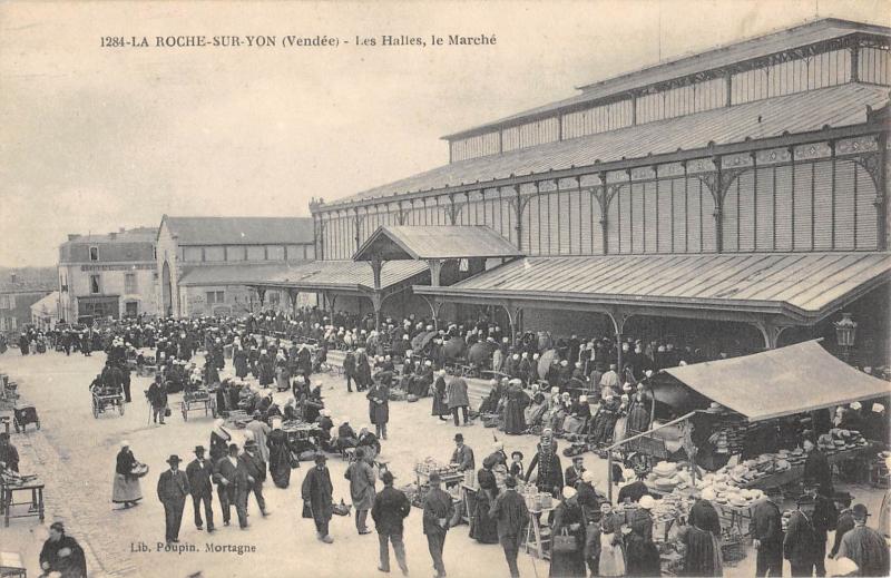 Carte postale ancienne de La Roche-sur-Yon, vers 1900
