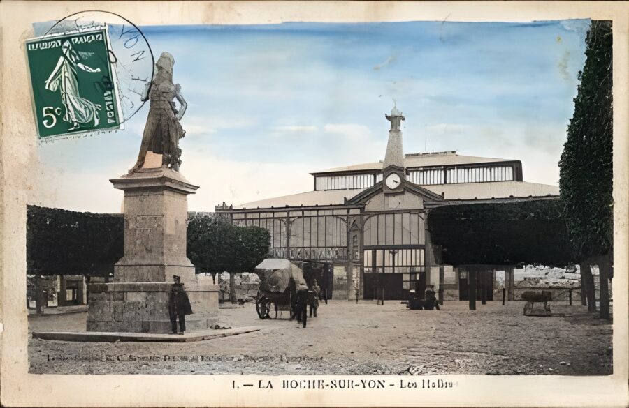 Carte postale ancienne de La Roche-sur-Yon, vers 1900
