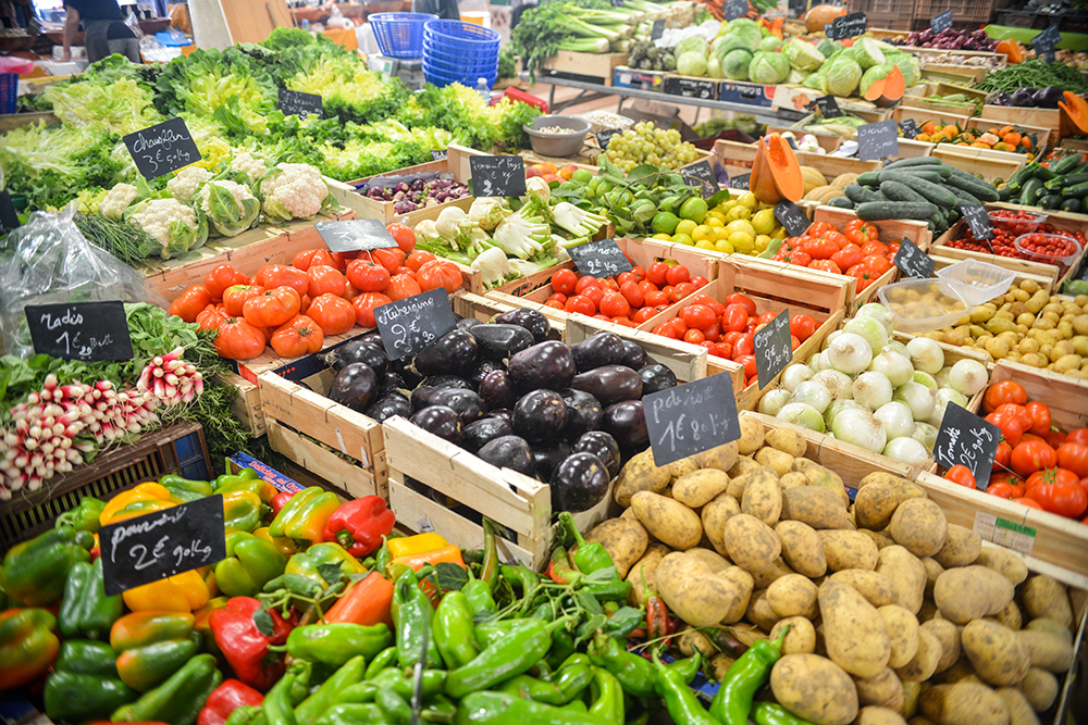 Fruits & légumes aux Halles